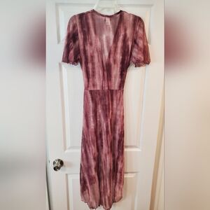 Jordan Taylor Mauve Tie-Dye Swim Coverup